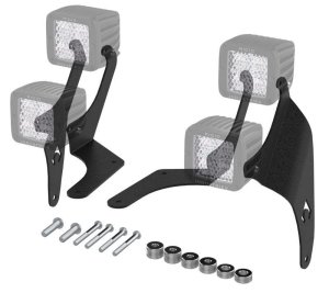 Jeep Wrangler A-Pillar Dual LED Cube Light Mount - Artec Industries - `18-`25